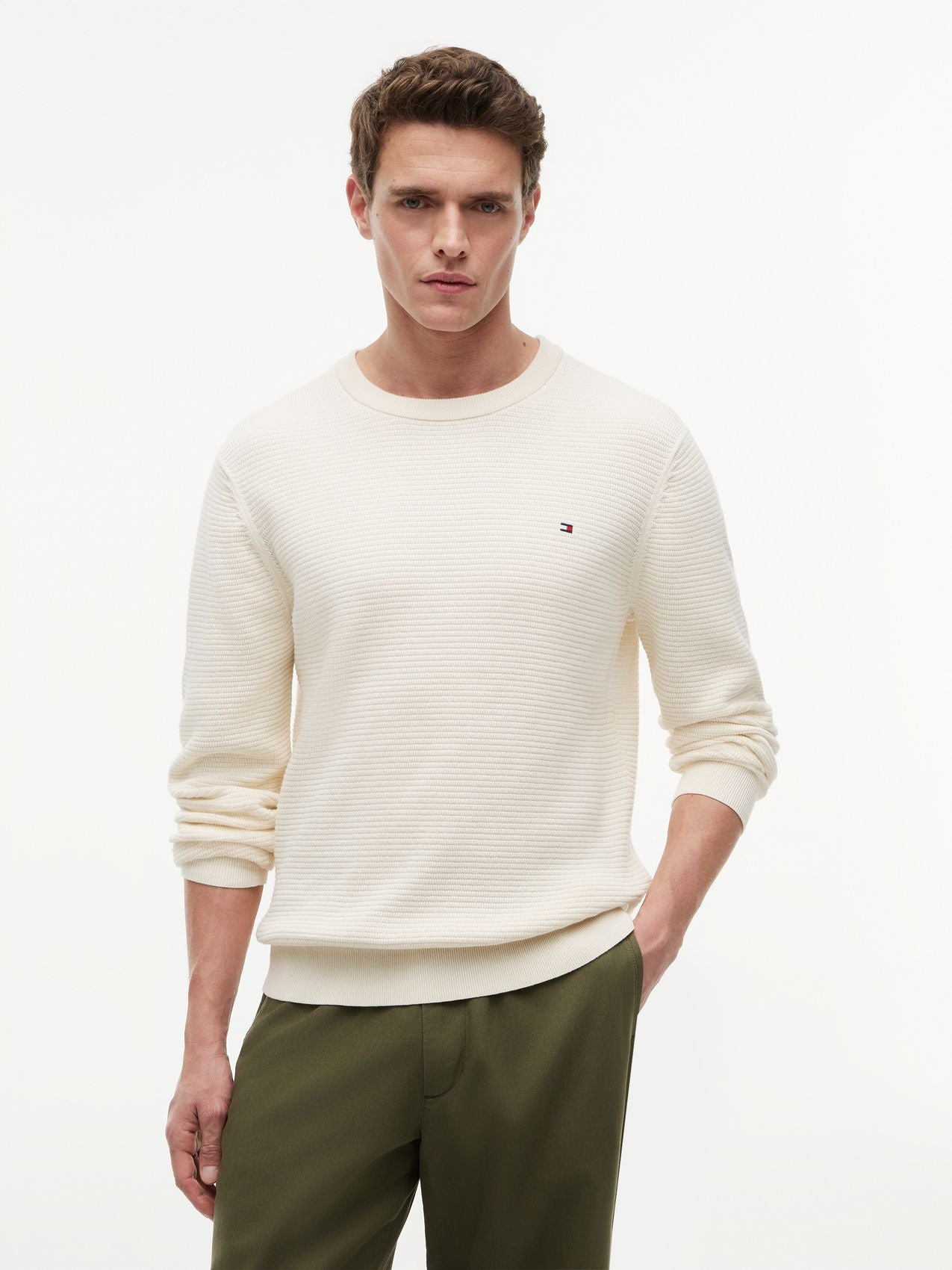 TOMMY HILFIGER SEASONAL STRUCTURE CREW NECK