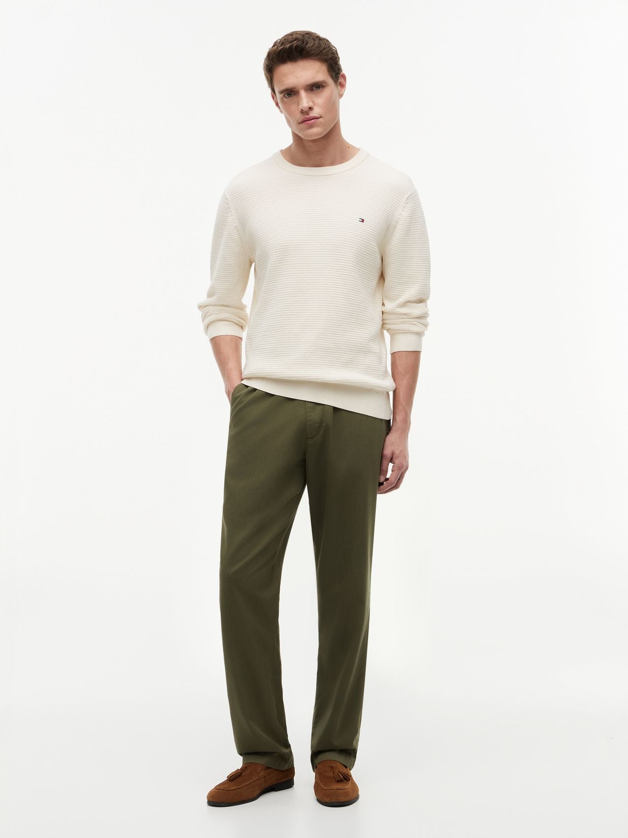 TOMMY HILFIGER SEASONAL STRUCTURE CREW NECK