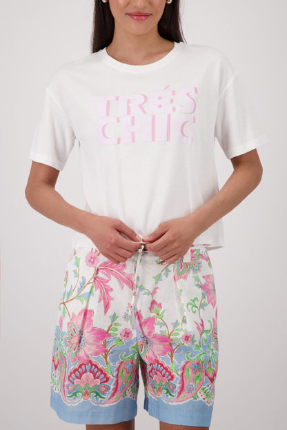 MONARI T-Shirt mit Flexdruck