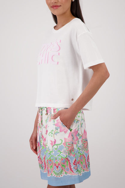 MONARI T-Shirt mit Flexdruck