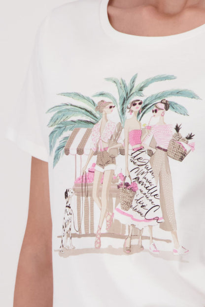 MONARI T-Shirt, cream
