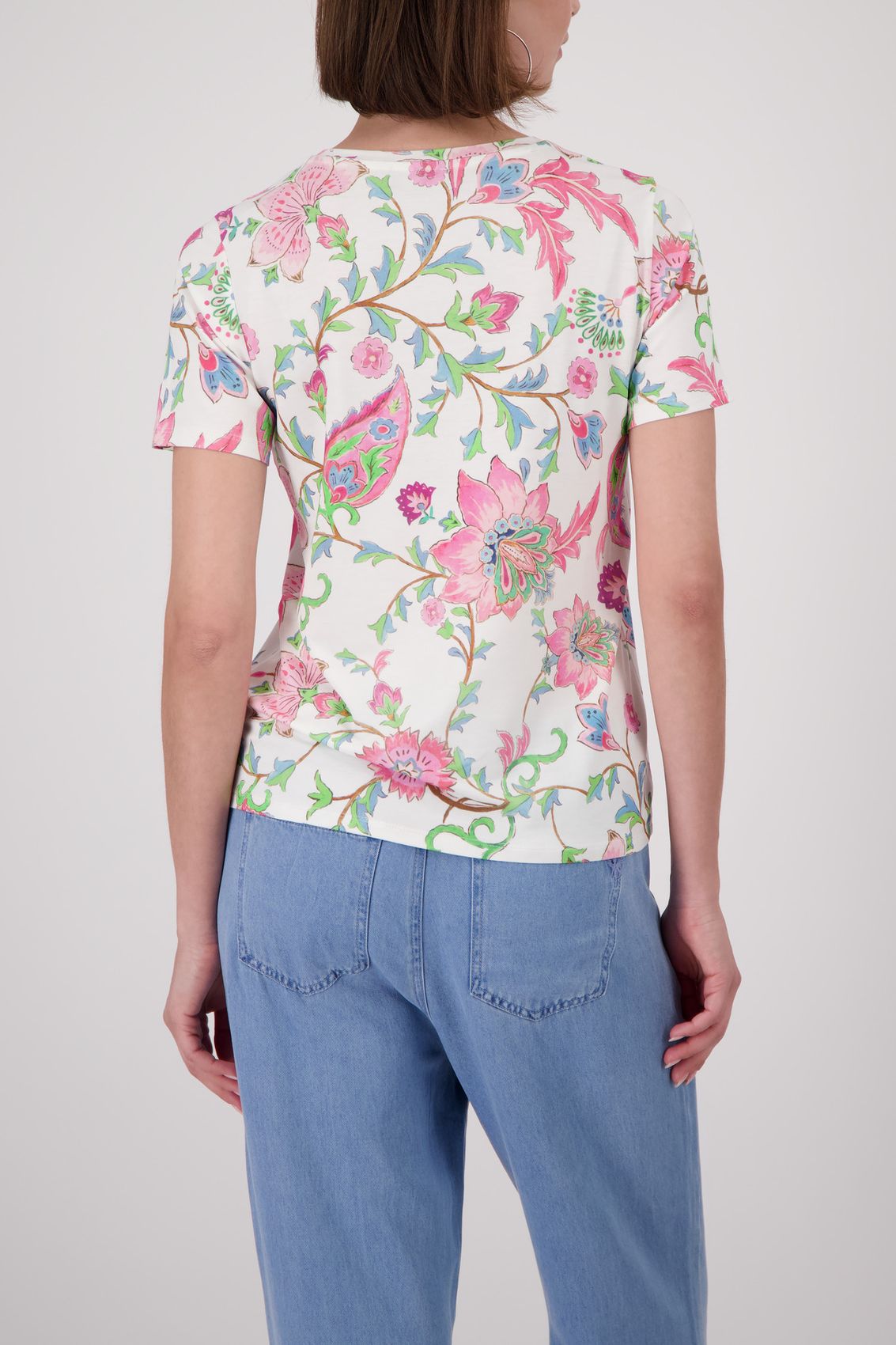 MONARI T-Shirt mit Blumenmuster