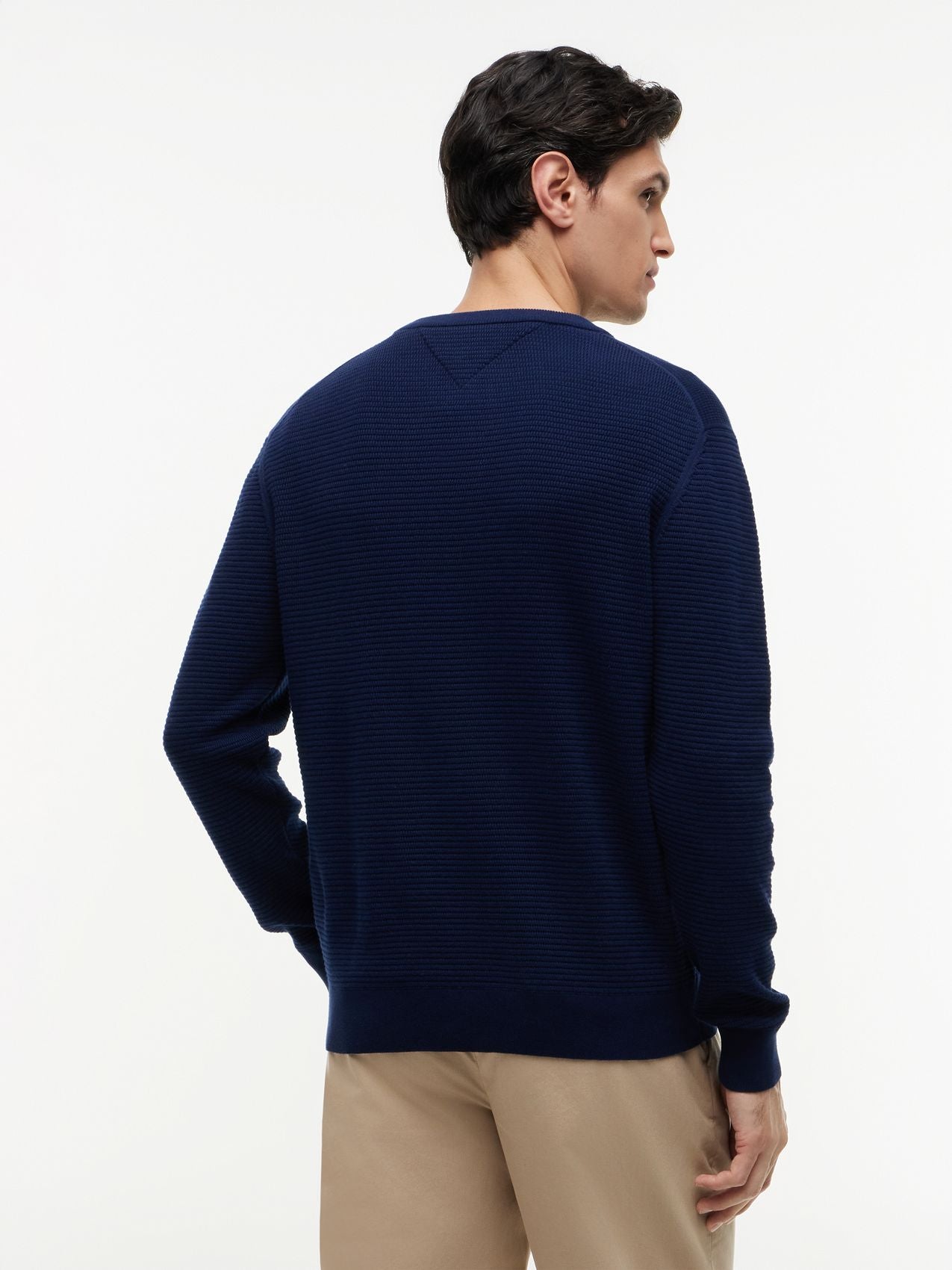 TOMMY HILFIGER Strukturierter Pullover mit Stickerei
