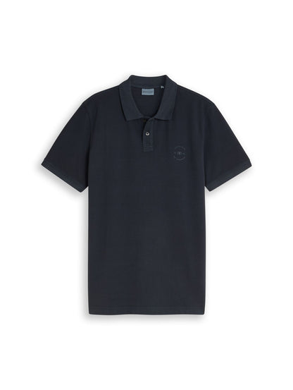 TOM TAILOR Piqué Poloshirt mit Logo-Print XXXL