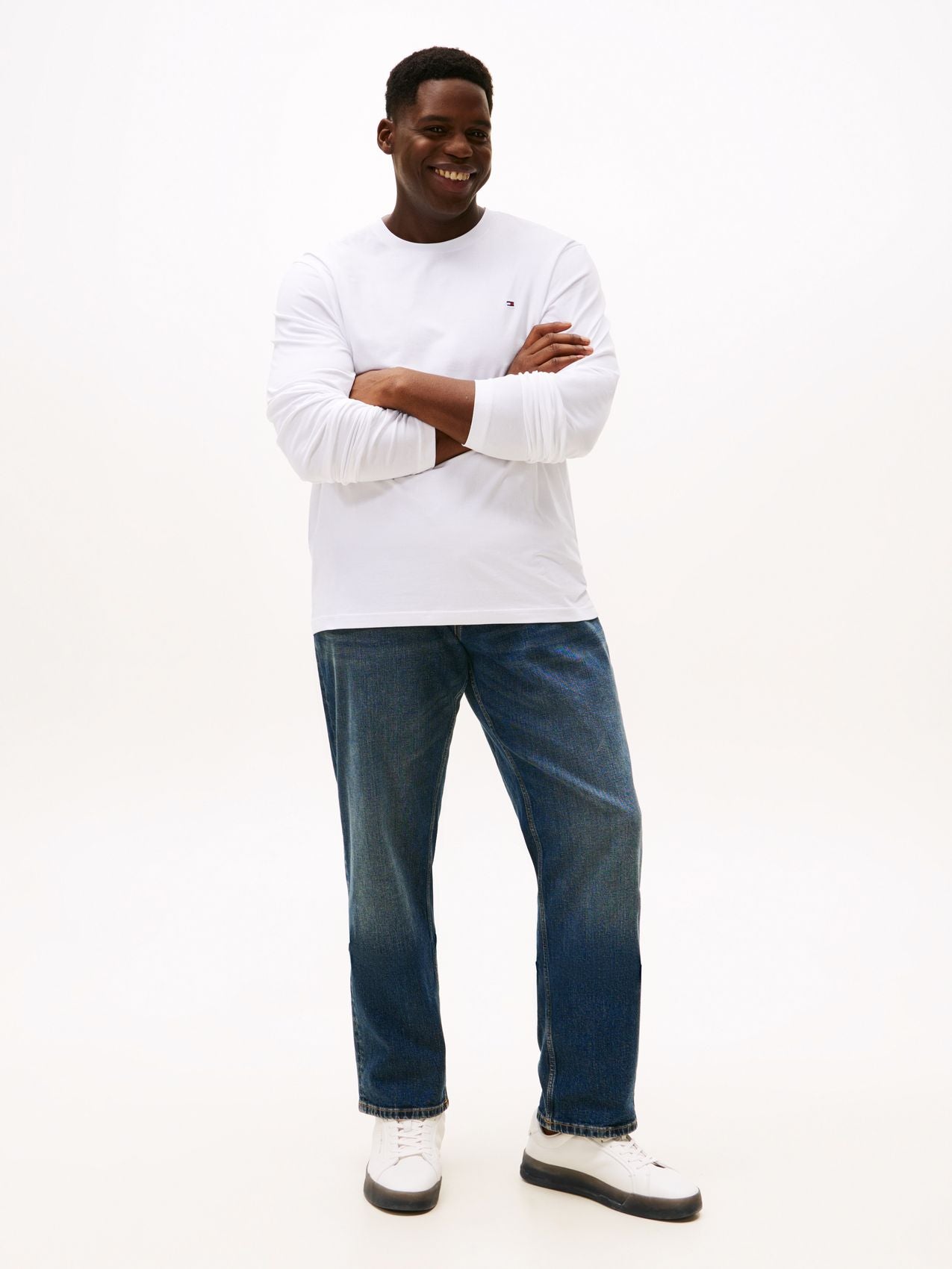 TOMMY HILFIGER BT-STRETCH SLIM FIT L/S TEE-B