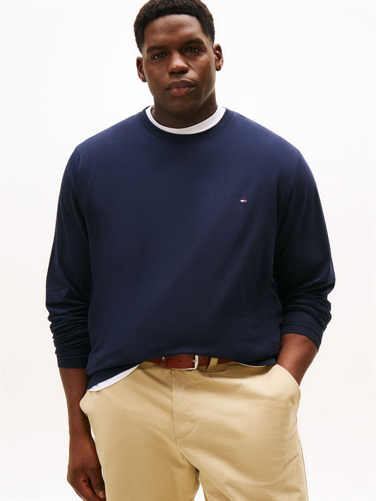 TOMMY HILFIGER BT-STRETCH SLIM FIT L/S TEE-B