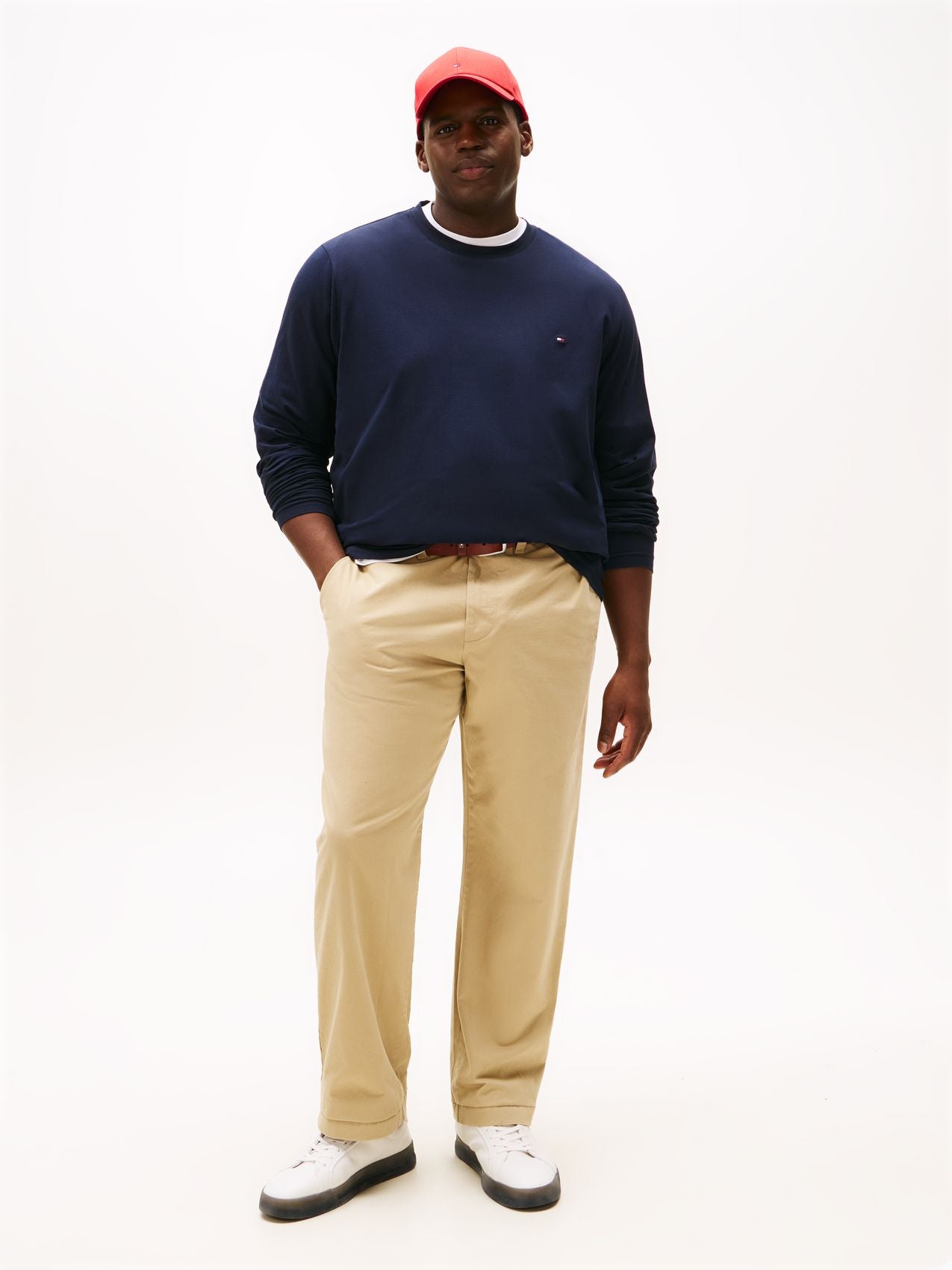 TOMMY HILFIGER BT-STRETCH SLIM FIT L/S TEE-B