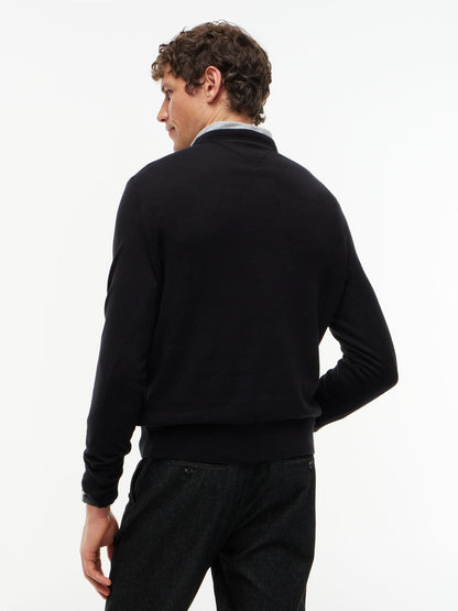 TOMMY HILFIGER PIMA ORG CTN CASHMERE CREW NECK
