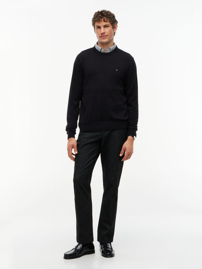 TOMMY HILFIGER PIMA ORG CTN CASHMERE CREW NECK