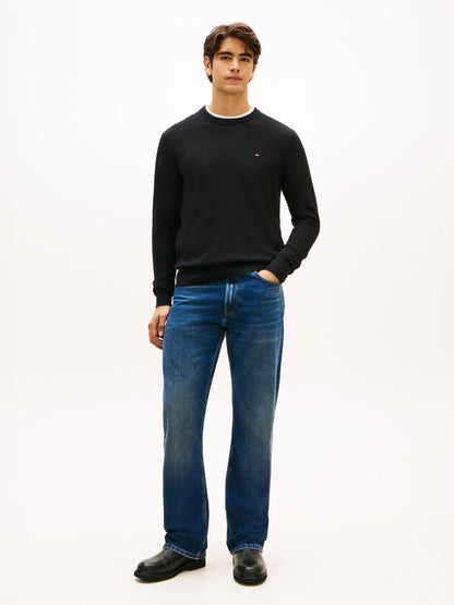 TOMMY HILFIGER PIMA ORG CTN CASHMERE CREW NECK
