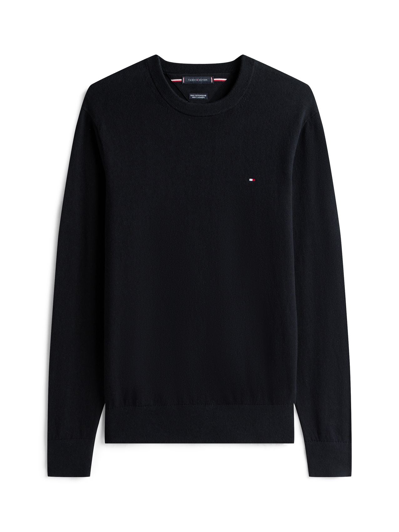 TOMMY HILFIGER PIMA ORG CTN CASHMERE CREW NECK