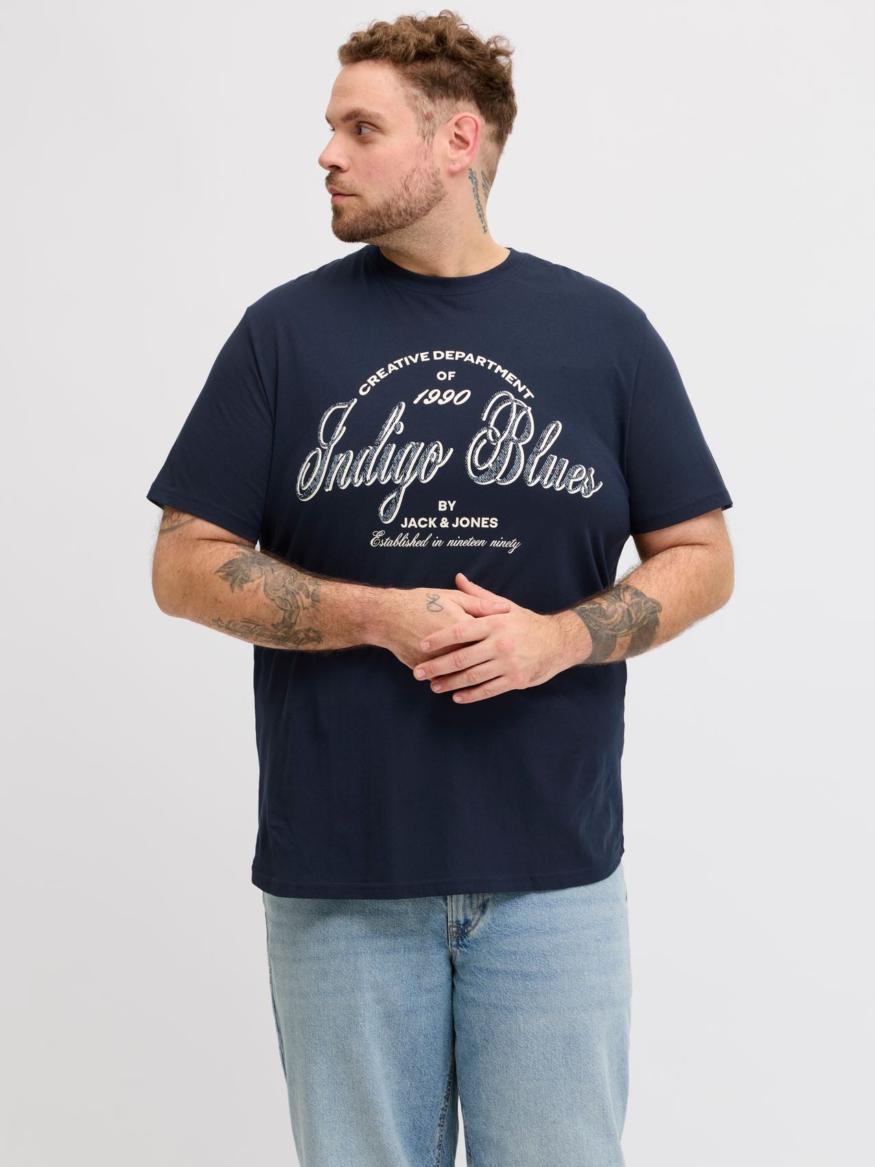 JACK & JONES JJEDENVER GRAPHIC TEE SS O-NECK SN PLS