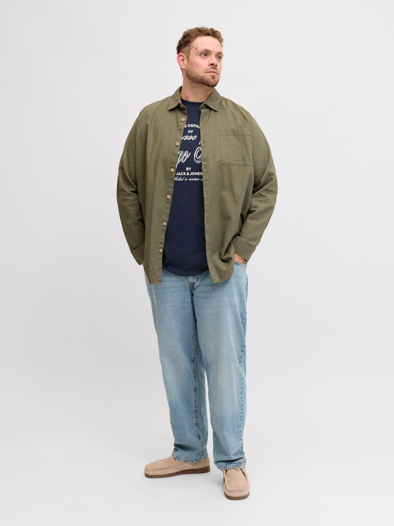 JACK & JONES JJEDENVER GRAPHIC TEE SS O-NECK SN PLS