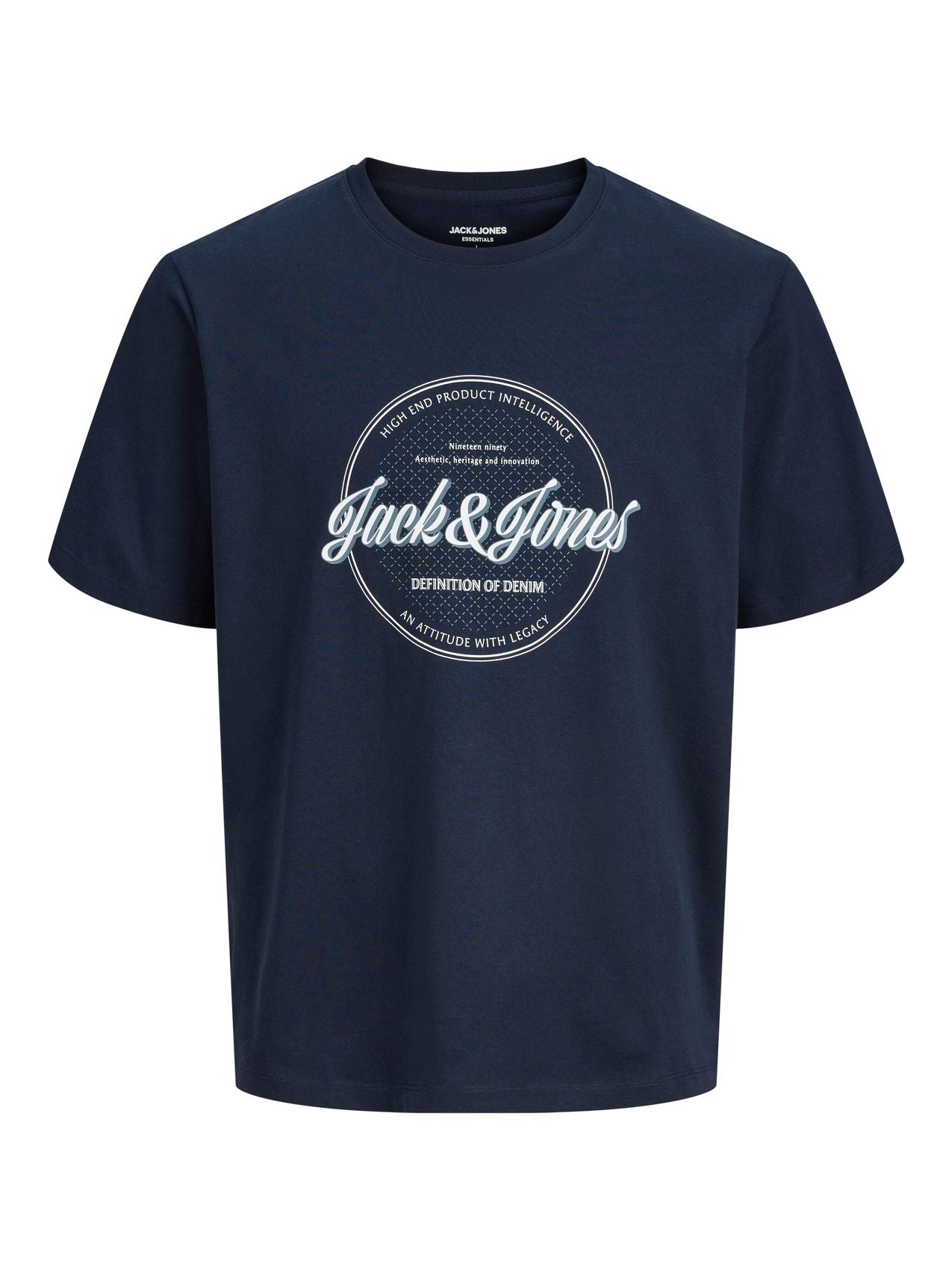 JACK & JONES JJEDOVER DENIM TEE SS O-NECK SN PLS Default Title