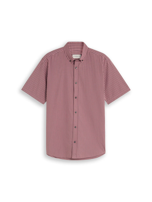 TOM TAILOR Regular Fit Kurzarmhemd mit Karomuster XXL