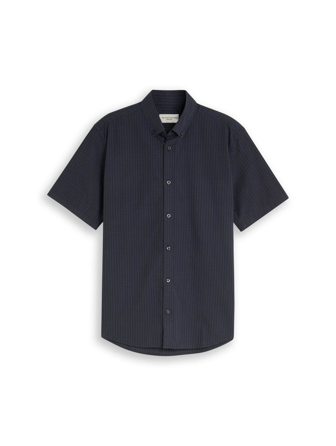 TOM TAILOR Regular Fit Kurzarmhemd mit Karomuster L