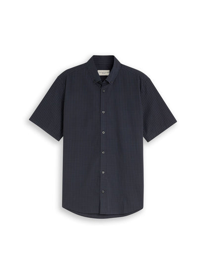 TOM TAILOR Regular Fit Kurzarmhemd mit Karomuster L