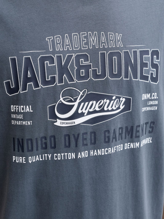 JACK & JONES JJELOGO TEE SS O-NECK 2 COL AW26 SN PLS