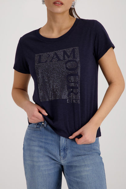 MONARI T-Shirt, marine