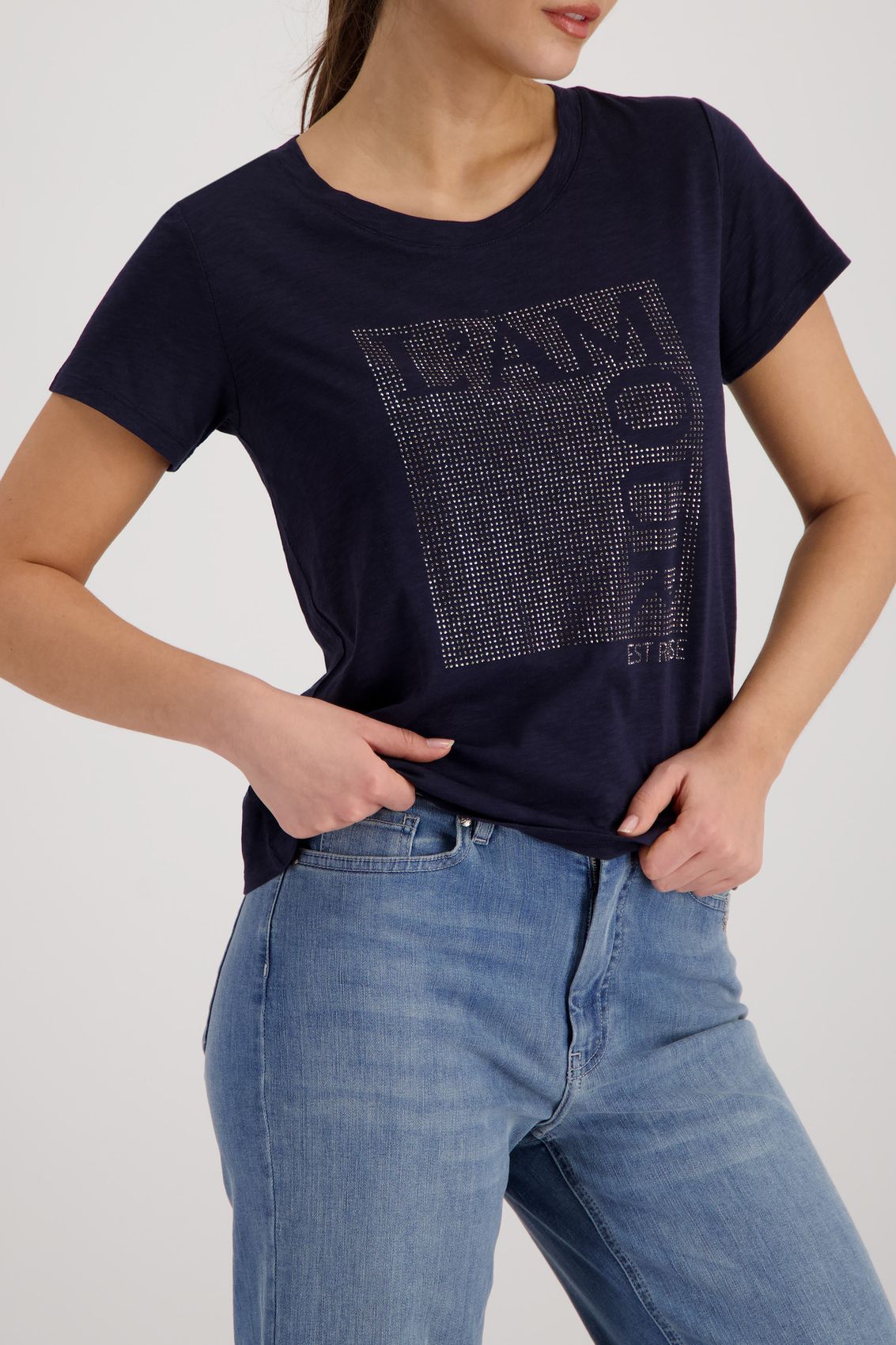MONARI T-Shirt, marine