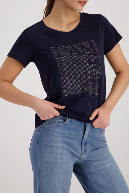 MONARI T-Shirt, marine