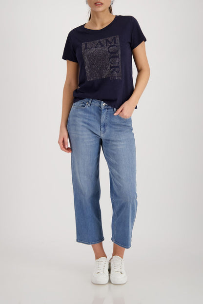 MONARI T-Shirt, marine