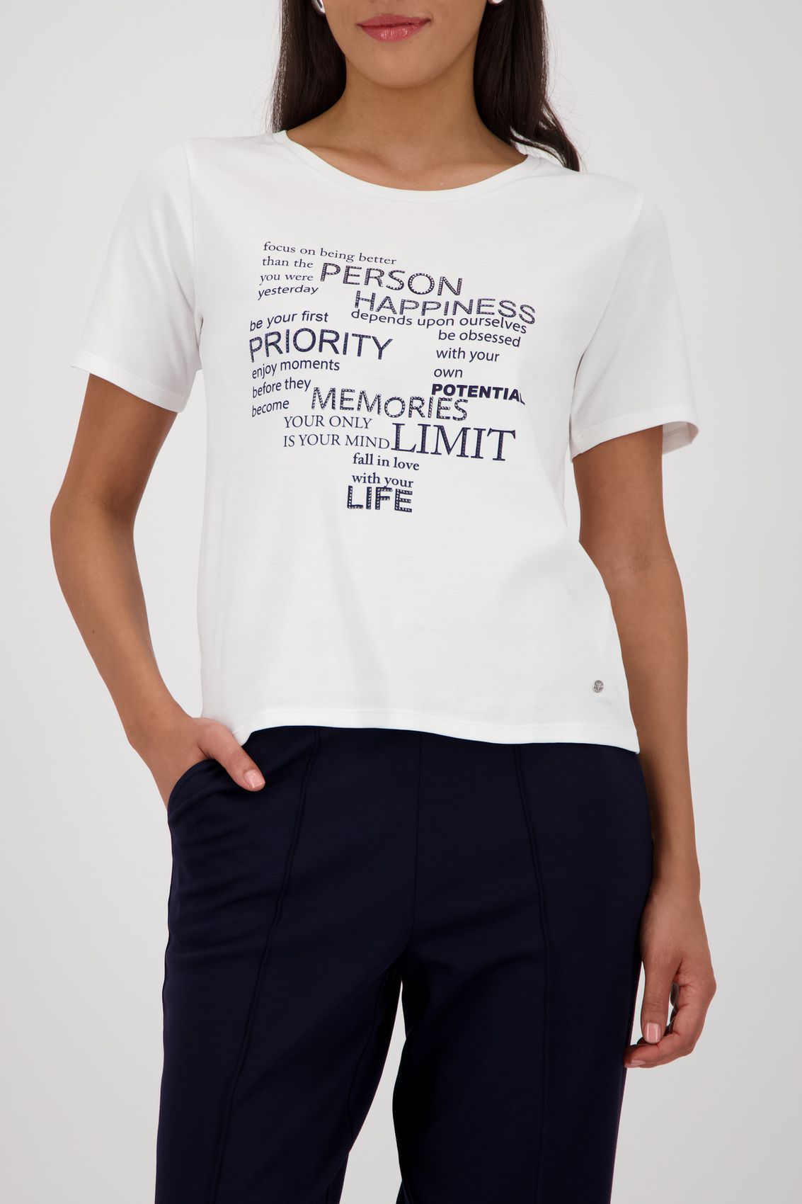 MONARI T-Shirt, marine 40