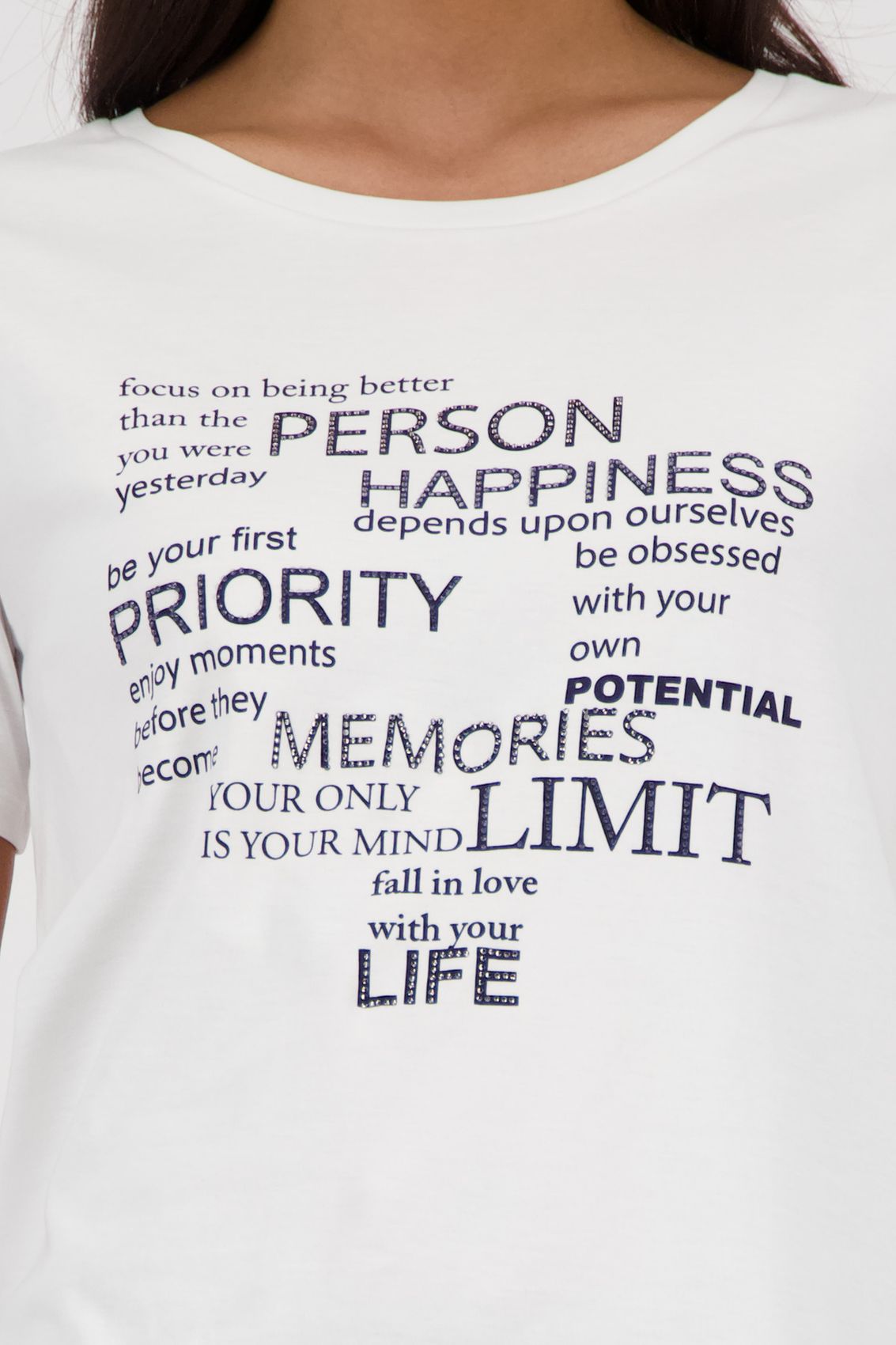 MONARI T-Shirt, marine