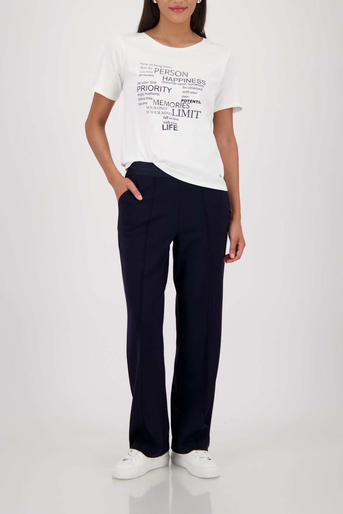 MONARI T-Shirt, marine