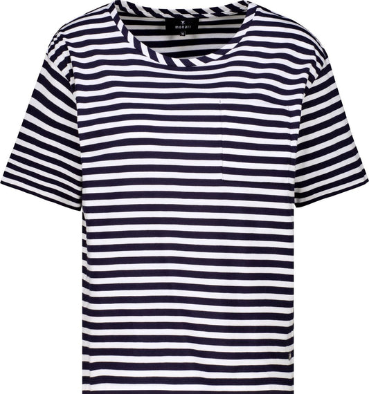 MONARI Gestreiftes T-Shirt mit Brusttasche