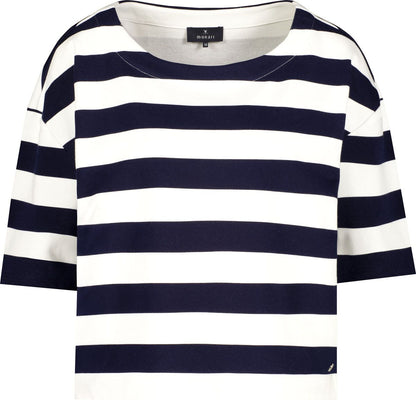MONARI Sweatshirt, marine ringel