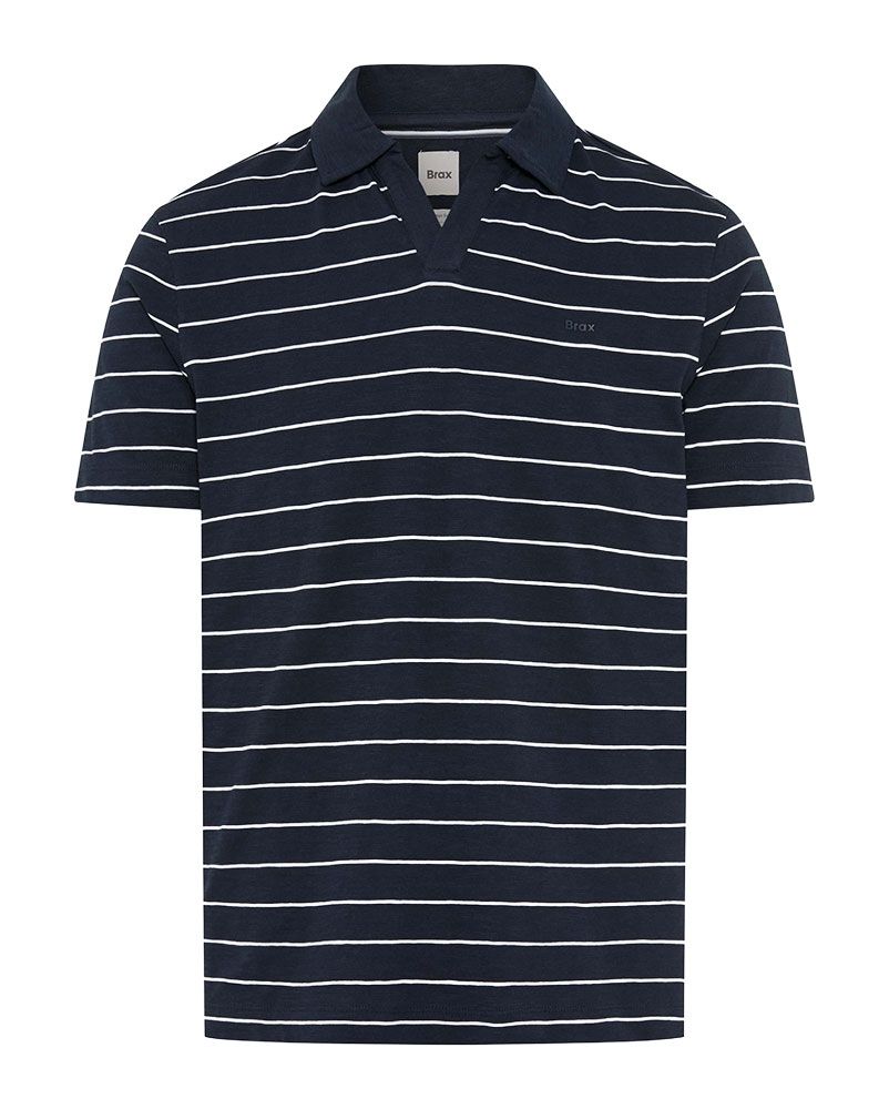 Gestreiftes Baumwoll-Poloshirt "Paz"