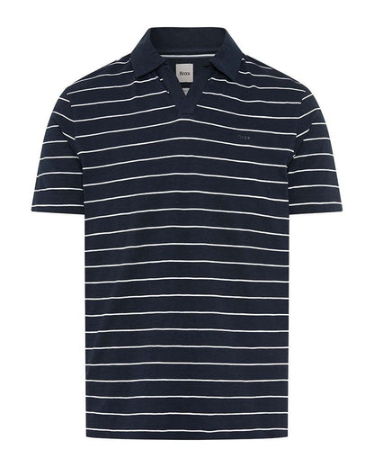 Gestreiftes Baumwoll-Poloshirt "Paz"