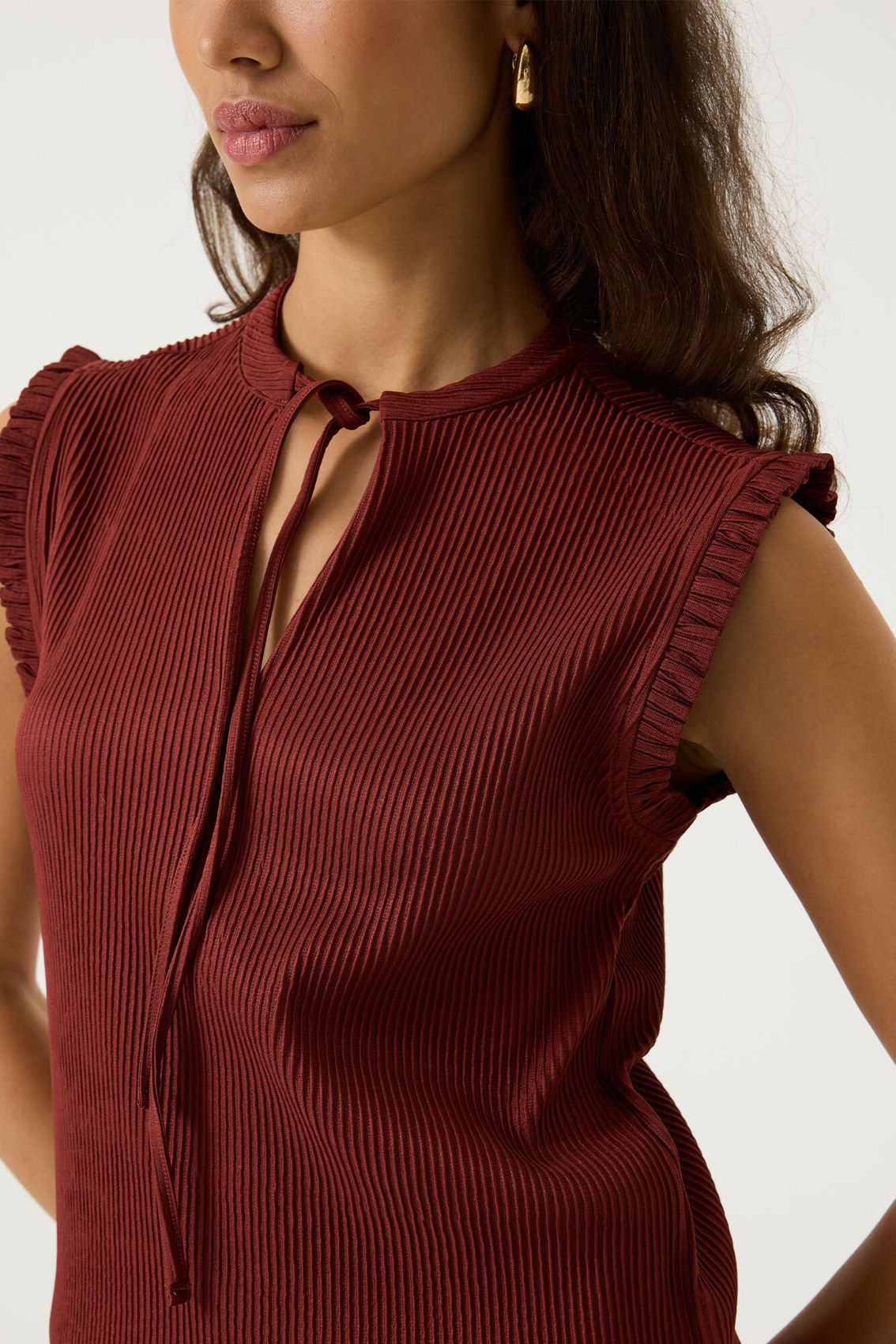 GARCIA Top mit Schleifendetail