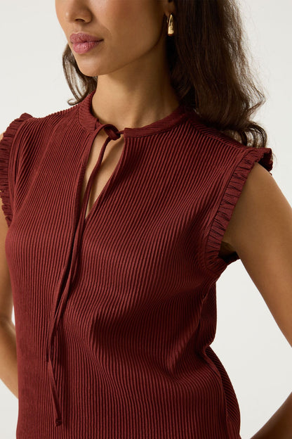 GARCIA Top mit Schleifendetail