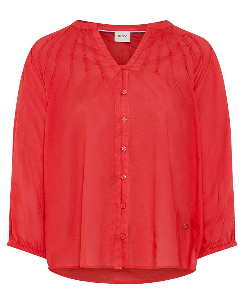 Bluse mit Serafino-Kragen "Valesca"