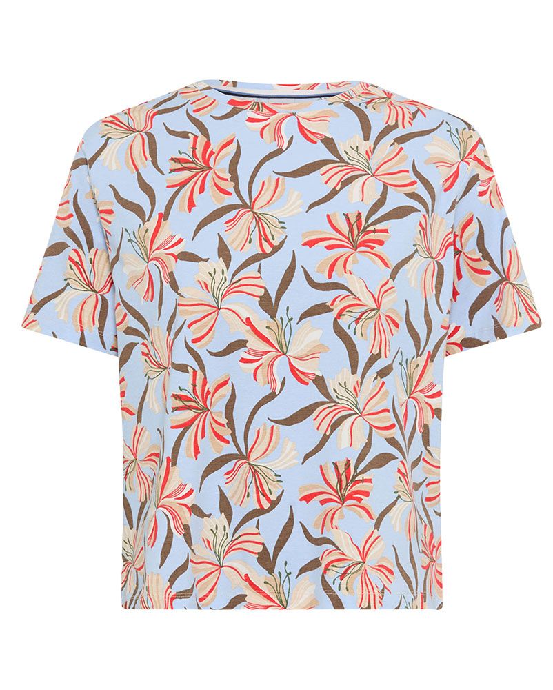 Jersey-Shirt mit Blumenmuster "Cara S"