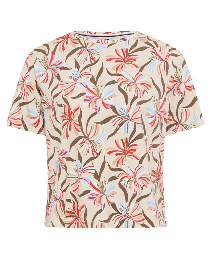 Jersey-Shirt mit Blumenmuster "Cara S"