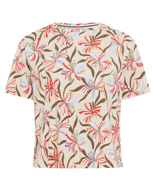 BRAX Jersey-Shirt mit Blumenmuster "Cara S"