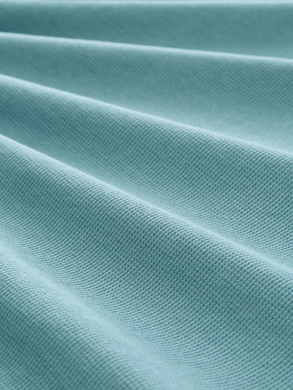 TOM TAILOR Langarm Poloshirt mit Waffelstruktur