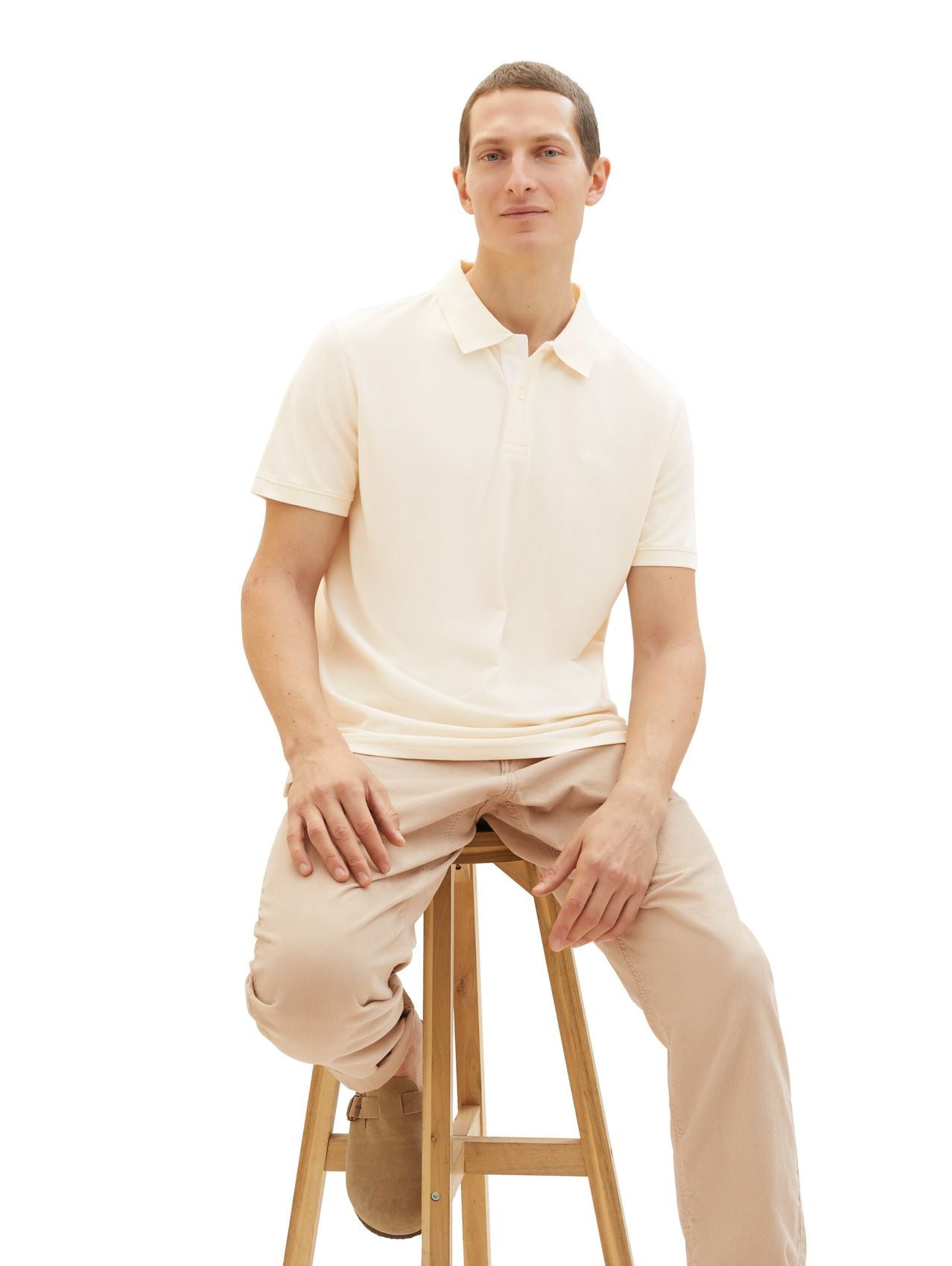 TOM TAILOR Piqué Poloshirt mit Logo-Stickerei