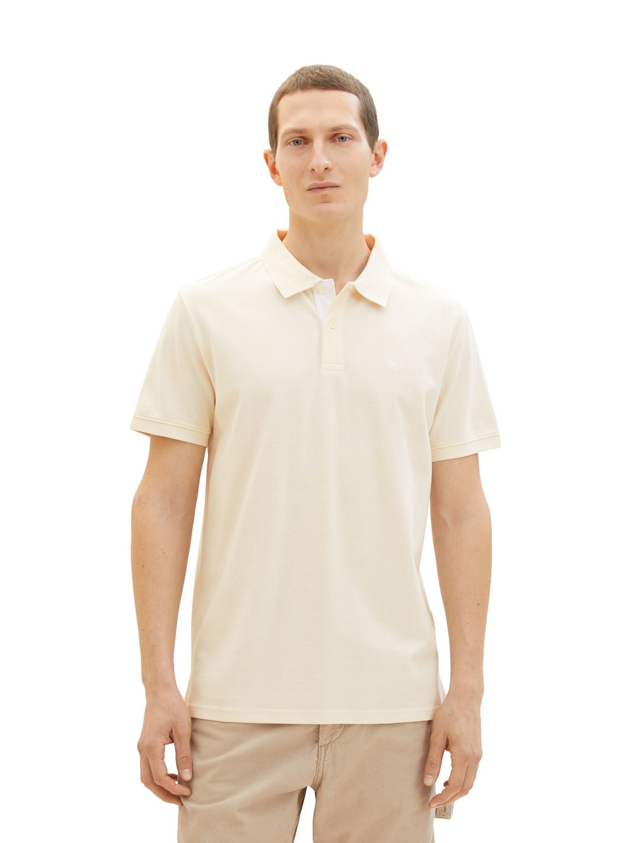TOM TAILOR Piqué Poloshirt mit Logo-Stickerei