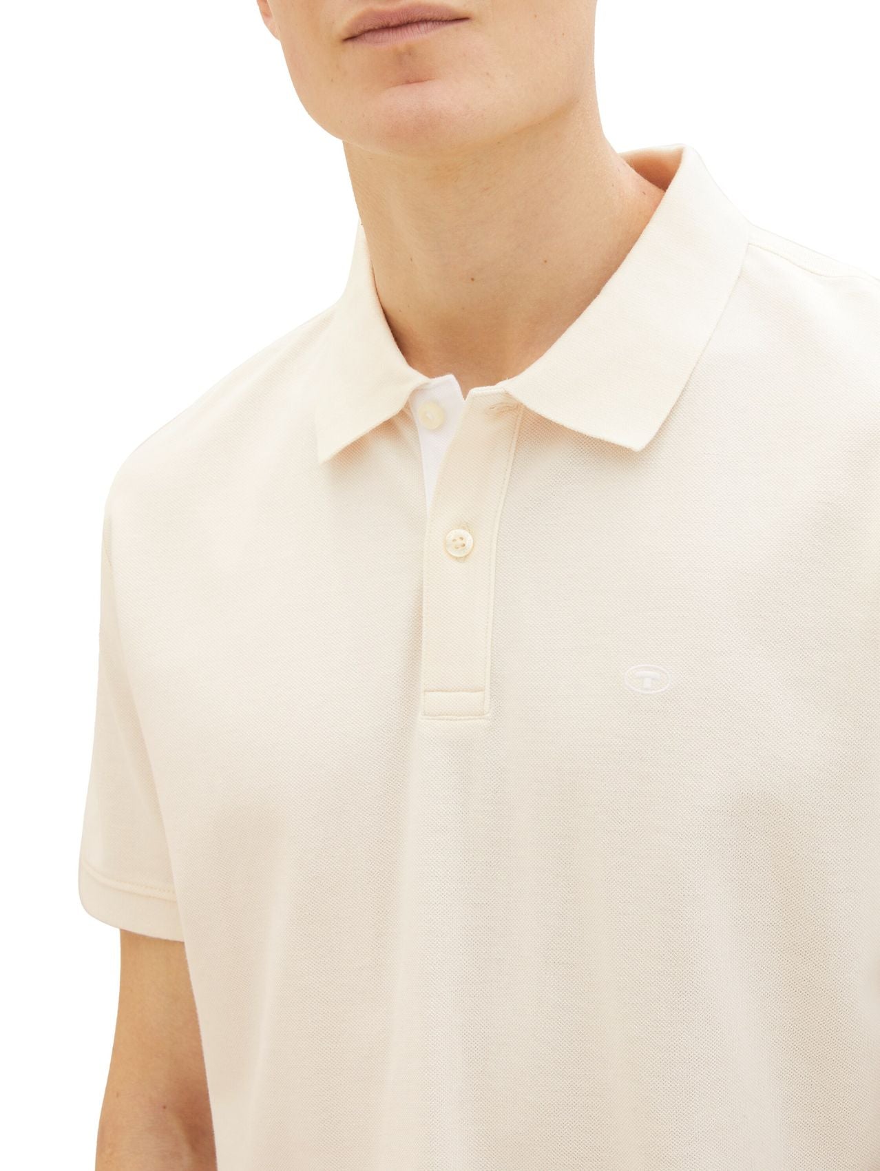 TOM TAILOR Piqué Poloshirt mit Logo-Stickerei