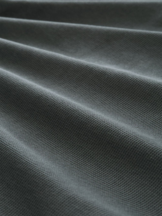 TOM TAILOR Langarm Poloshirt mit Waffelstruktur