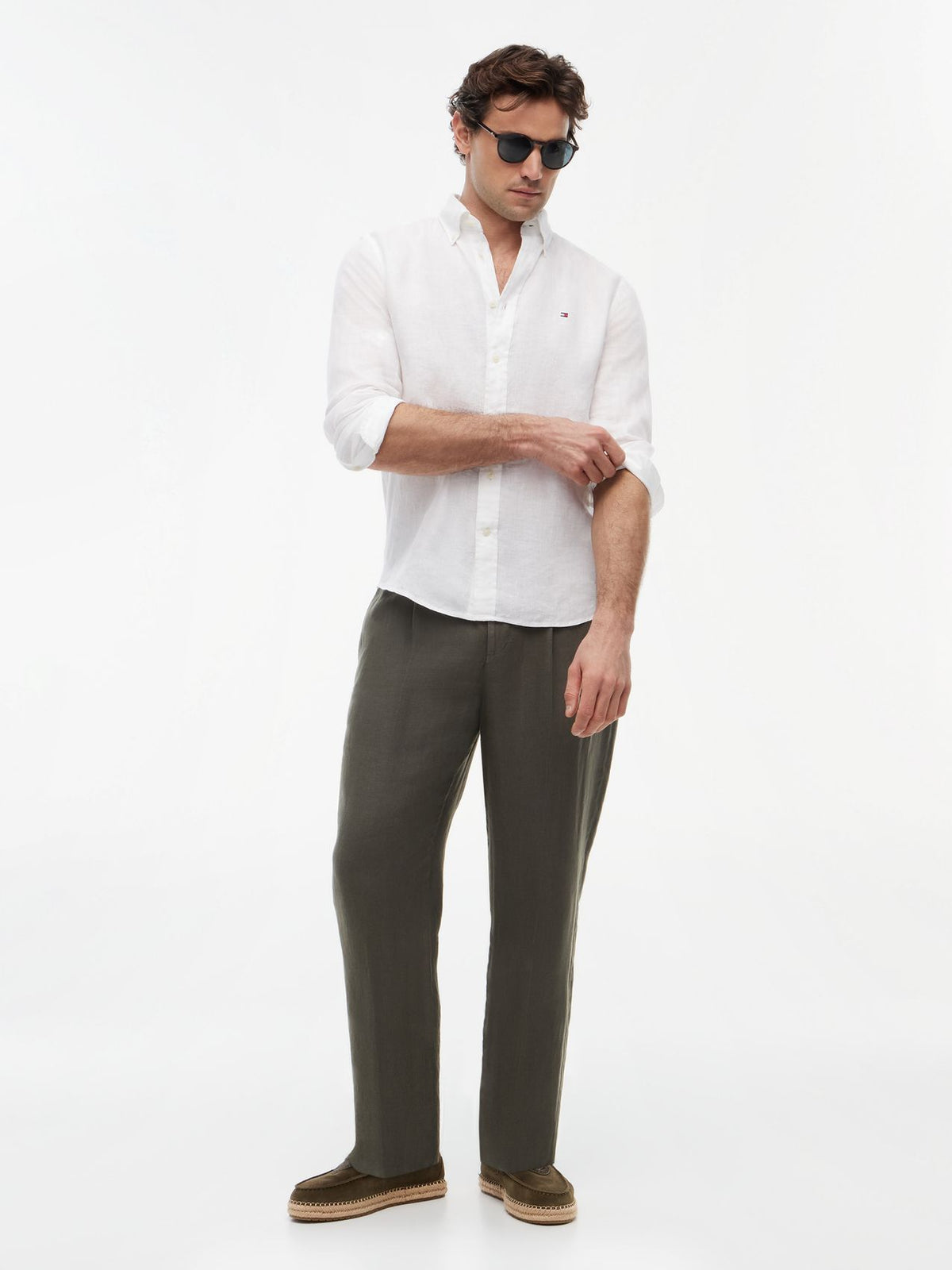 TOMMY HILFIGER PIGMENT DYED LI SOLID RF SHIRT