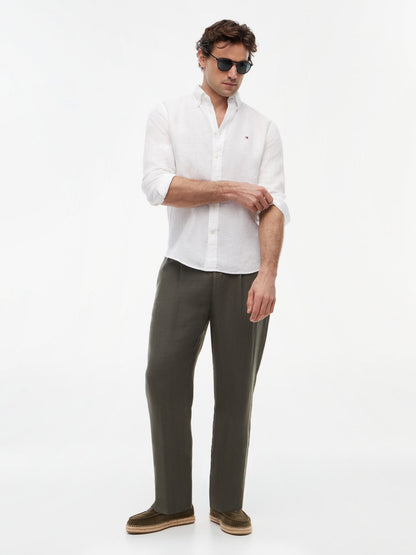 TOMMY HILFIGER PIGMENT DYED LI SOLID RF SHIRT