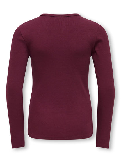 Modehaus Weingarten KOGLUCKY L/S O NECK TOP JRS NOOS