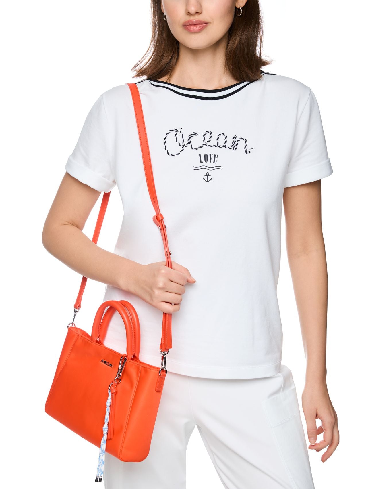 MARC CAIN T-Shirt mit maritimem Print