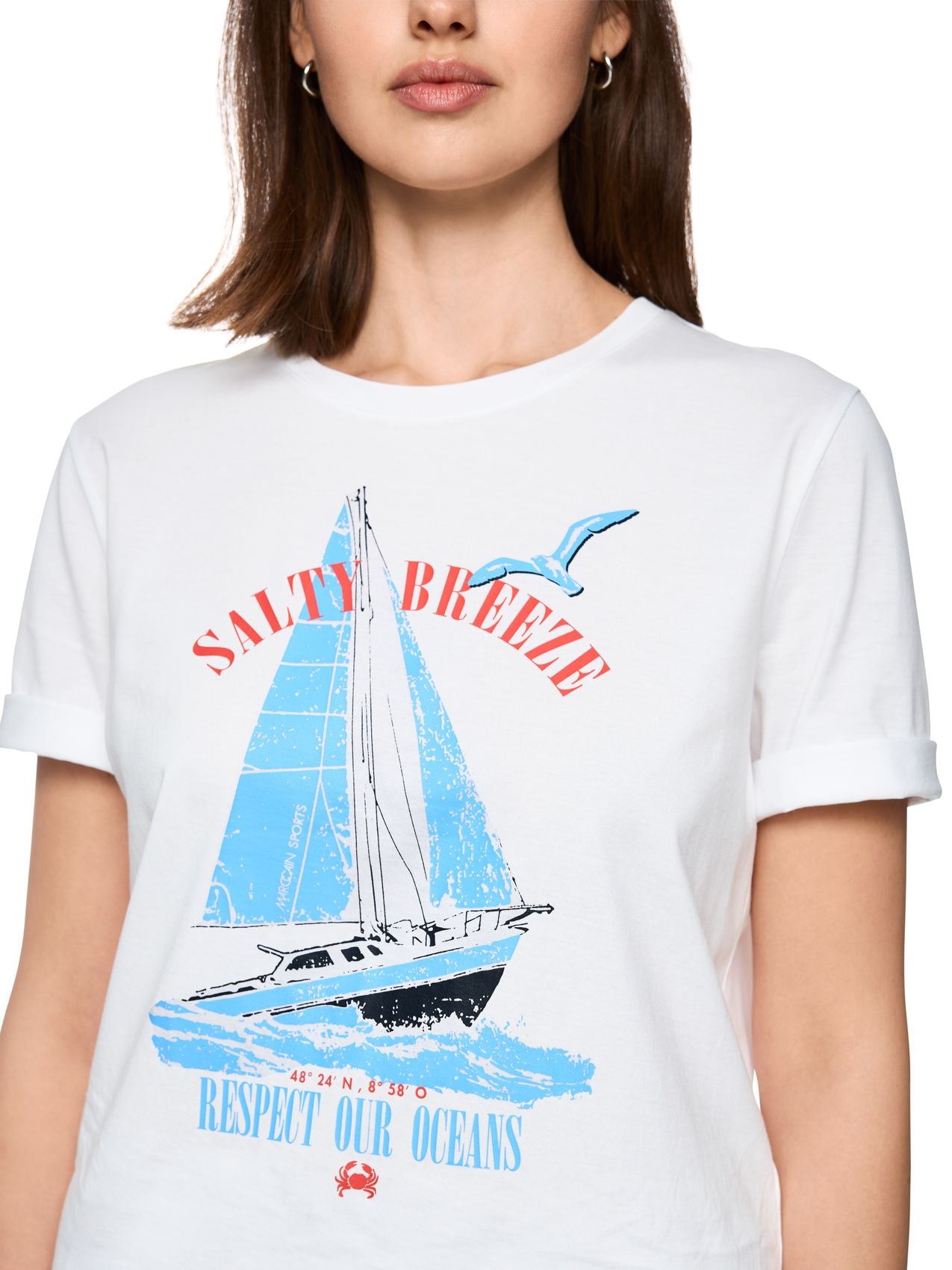 MARC CAIN T-Shirt "Rethink Together"
