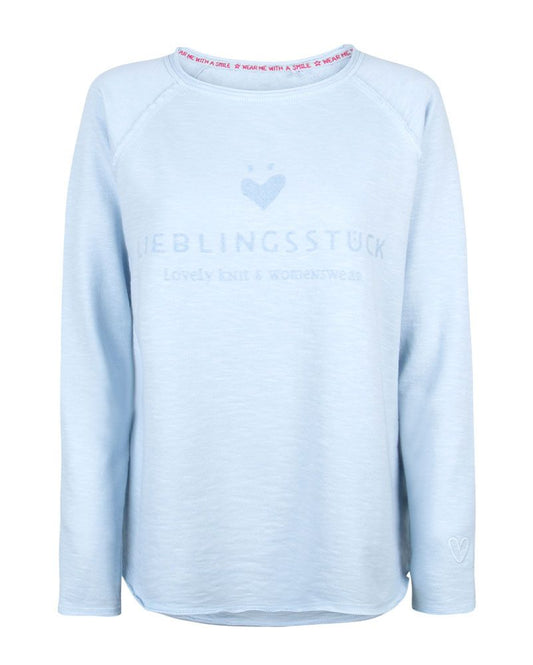 LIEBLINGSSTÜCK Sweatshirt mit Logoprint